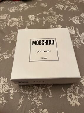 Moschino White Box with Bold Black Logo
